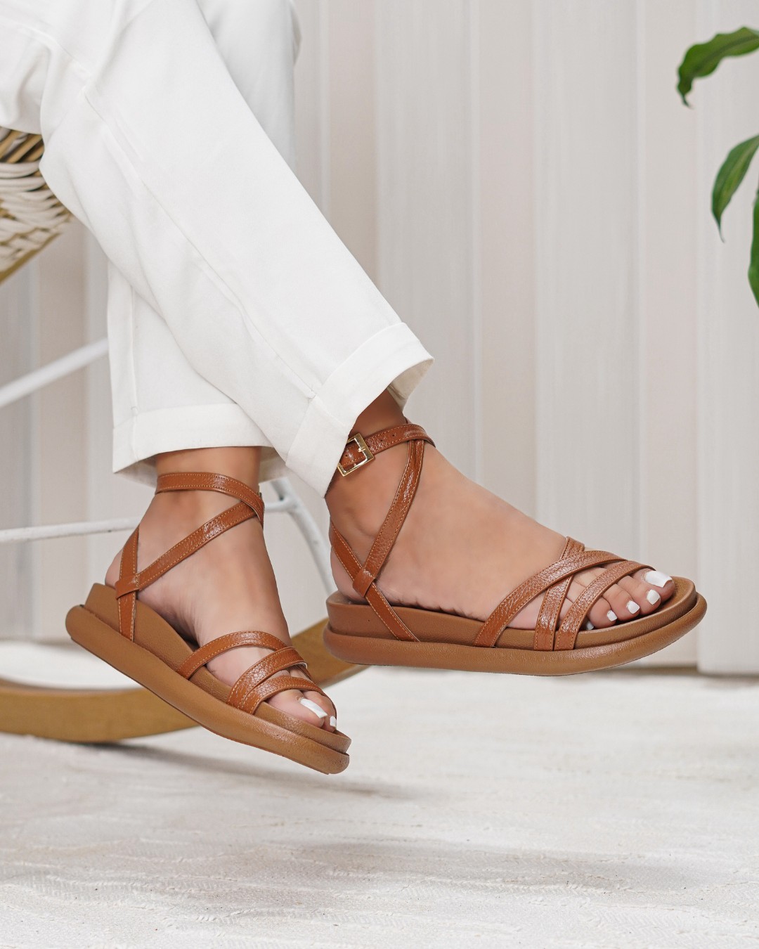 Sandalia Canoa Leonor Cuero - Image 4